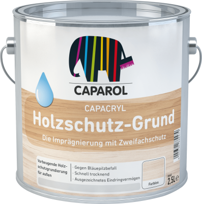 Caparol Capacryl Holzschutz-Grund 2,5 Liter