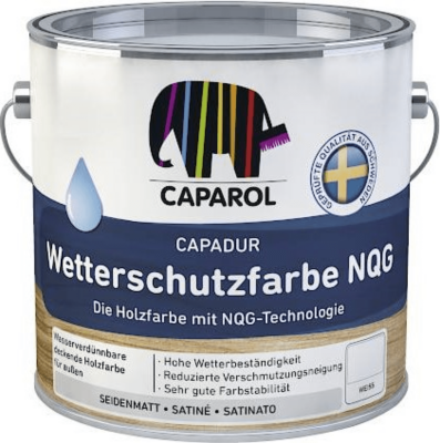 Caparol Capadur Wetterschutzfarbe NQG 2,5 Liter, 3D-System - Palazzo 80