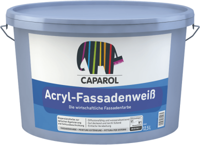 Caparol Acryl-Fassadenweiß 5 Liter