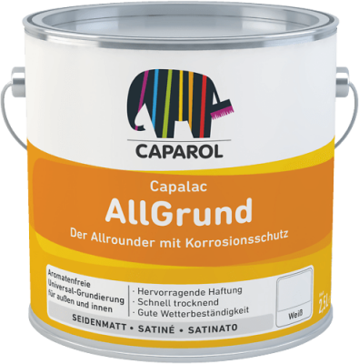 Caparol Capalac AllGrund 2,5 Liter, RAL 7001 Silbergrau