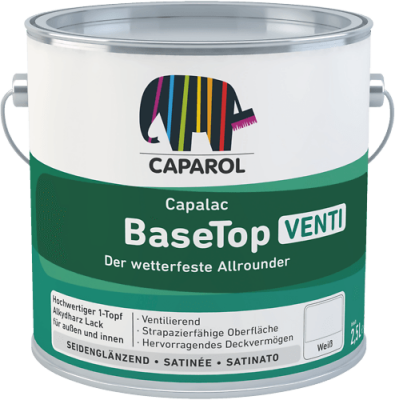 Caparol Capalac BaseTop Venti 0,375 Liter, Weiß