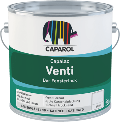 Caparol Capalac Venti 2,5 Liter, Weiß