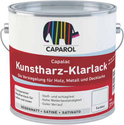 Caparol Capalac Kunstharz-Klarlack 0,75 Liter, Glänzend
