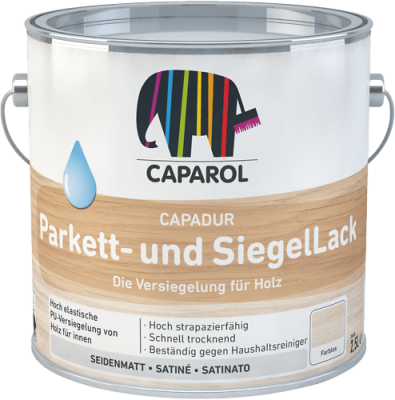 Caparol Capadur Parkett- und SiegelLack 2,5 Liter, Hochglänzend