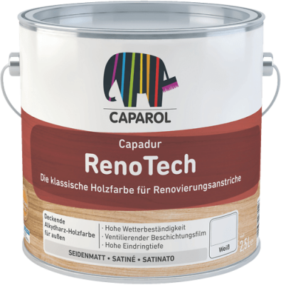 Caparol Capadur RenoTech 2,5 Liter, Weiß