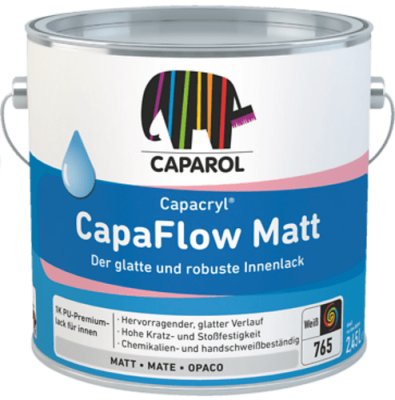 Caparol Capacryl CapaFlow Matt 2,45 Liter, Weiß