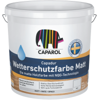 Caparol Capadur Wetterschutzfarbe Matt 2,5 Liter, RAL...