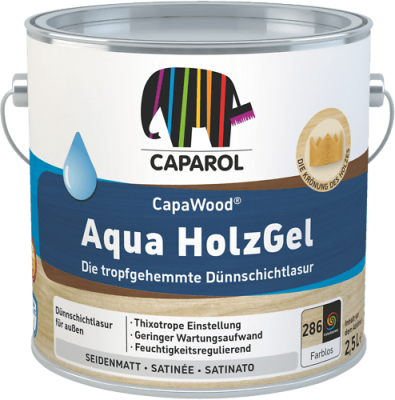Caparol CapaWood Aqua HolzGel 2,5 Liter, Wunschfarbton