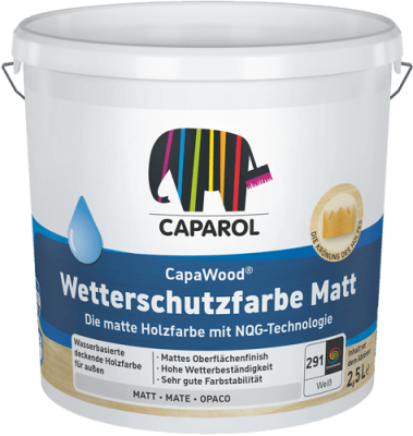 Caparol CapaWood Wetterschutzfarbe Matt