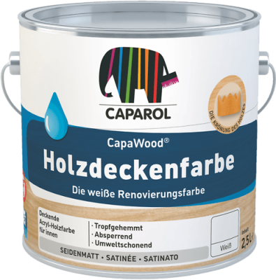 Caparol CapaWood Holzdeckenfarbe 2,5 Liter