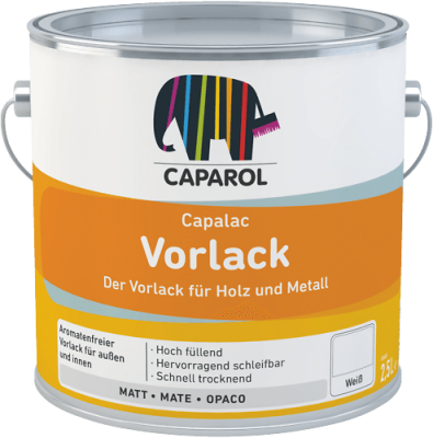 Caparol Capalac Vorlack 2,5 Liter, RAL 1021 Rapsgelb