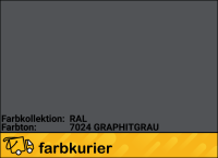 Caparol Capacryl PU-Satin 0,75 Liter, RAL 7024 Graphitgrau